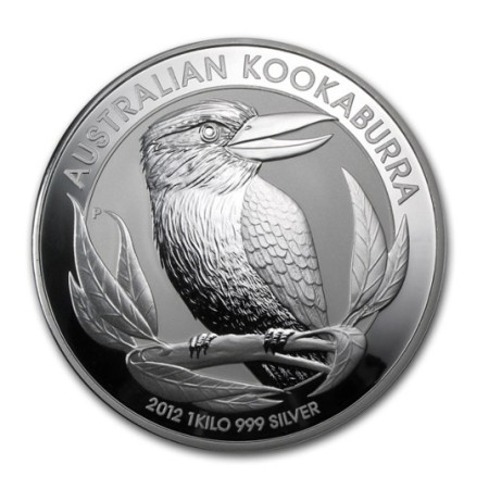Image of 2012 Australia 1 kilo Silver Kookaburra coin BU | Indigo Precious Metals
