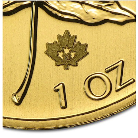 1 Toz Canadian Gold Maple Year 2013 Image of 1 Toz Canadian Gold Maple Year 2013