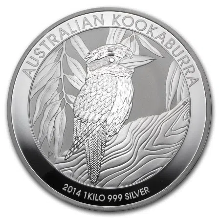 2014 Australia 1 kilo Silver Kookaburra Coin