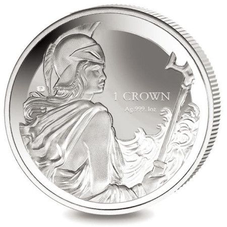 Image of 1 Oz Falkland Islands Britannia Crown Reverse Proof Silver Coin 2017