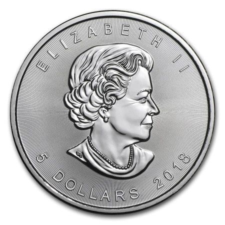 Image of 1 Toz Canadian Maple Leaf Silver Coin (Year 2018) | PRE-ORDER