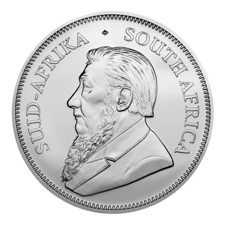 1 Oz South African Krugerrand .999% Fine Silver Coin BU 2019 Image of 1 Oz South African Krugerrand .999% Fine Silver Coin BU 2019