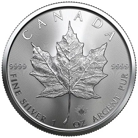 Image of 1 Oz Canadian Maple Leaf .9999% Fine Silver Coin 2020 | PRE-ORDER