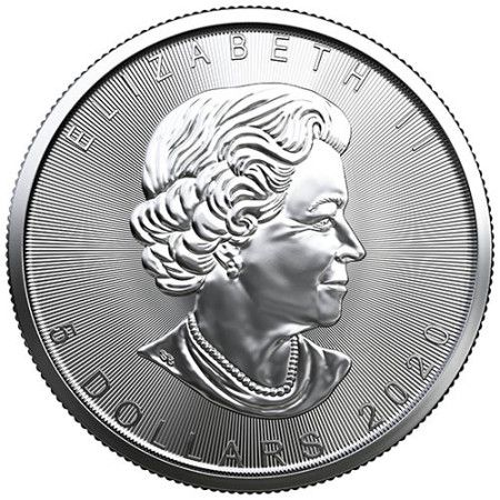 1 Oz Canadian Maple Leaf .9999% Fine Silver Coin 2020 | PRE-ORDER Image of 1 Oz Canadian Maple Leaf .9999% Fine Silver Coin 2020 | PRE-ORDER