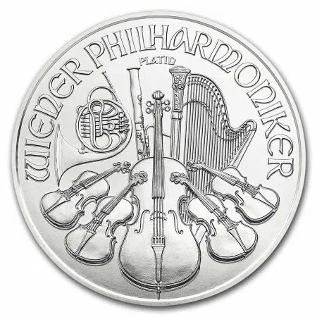 1 Oz Austrian Philharmonic Platinum Coin 2022 