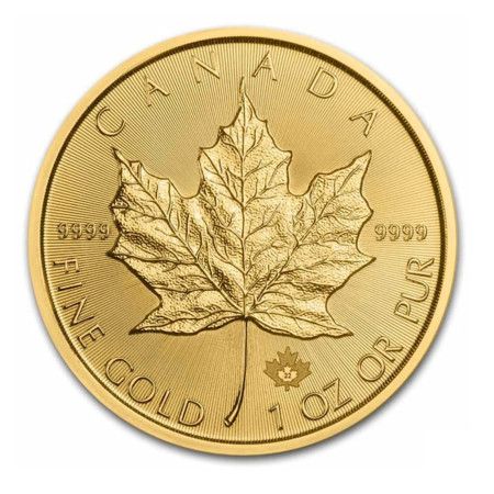 Image of 1 Toz Canadian Gold Maple Year 2022