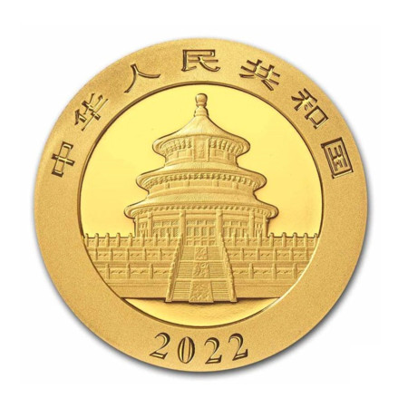 2022 China 30 gram Gold Panda BU (Sealed) - IPM Bullion Image of 2022 China 30 gram Gold Panda BU (Sealed) - IPM Bullion