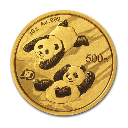 Image of 2022 China 30 gram Gold Panda BU (Sealed) - IPM Bullion