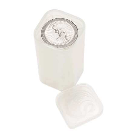 1 Oz Australian Kangaroo .9999% Fine Silver Coin 2023 Image of 1 Oz Australian Kangaroo .9999% Fine Silver Coin 2023