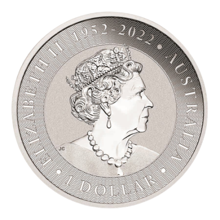 1 Oz Australian Kangaroo .9999% Fine Silver Coin 2023 Image of 1 Oz Australian Kangaroo .9999% Fine Silver Coin 2023
