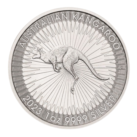 1 Oz Australian Kangaroo .9999% Fine Silver Coin 2023