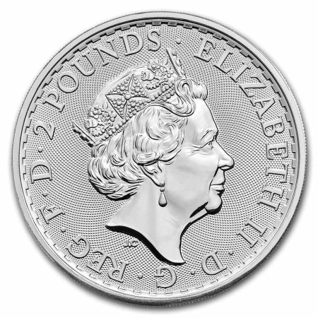 1 Oz UK Britannia Silver Coin 2023 Queen Elizabeth II Image of 1 Oz UK Britannia Silver Coin 2023 Queen Elizabeth II