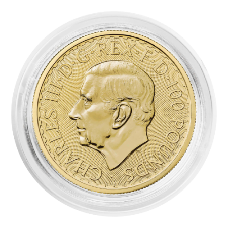 1 Oz 2024 Britannia Gold Coin King Charles III Image of 1 Oz 2024 Britannia Gold Coin King Charles III