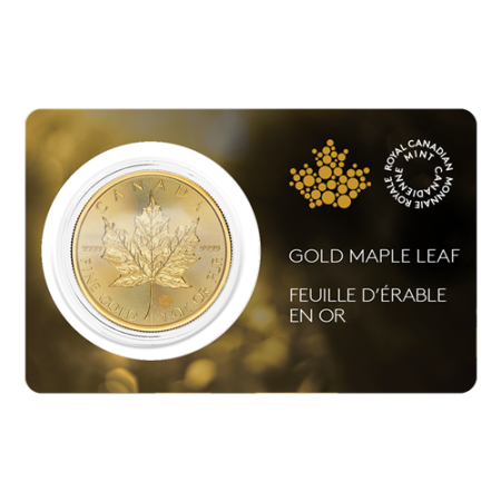 Image of 1 Toz Canadian Gold Maple Year 2025 - With Assay Card | PRE-ORDER