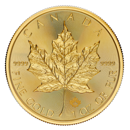 1 Toz Canadian Gold Maple Year 2025 - With Assay Card | PRE-ORDER Image of 1 Toz Canadian Gold Maple Year 2025 - With Assay Card | PRE-ORDER