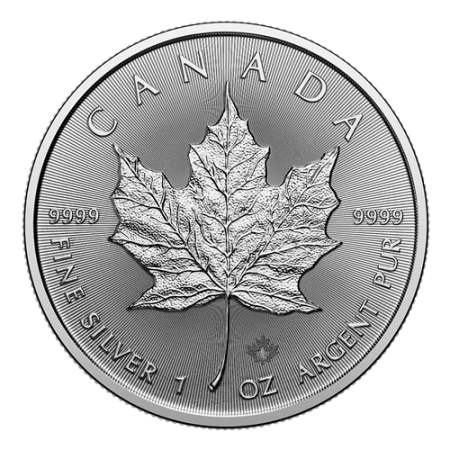 Image of 1 Oz Canadian Maple Leaf .9999% Fine Silver Coin 2026 | PRE-ORDER (ETA. Jan. 2026)