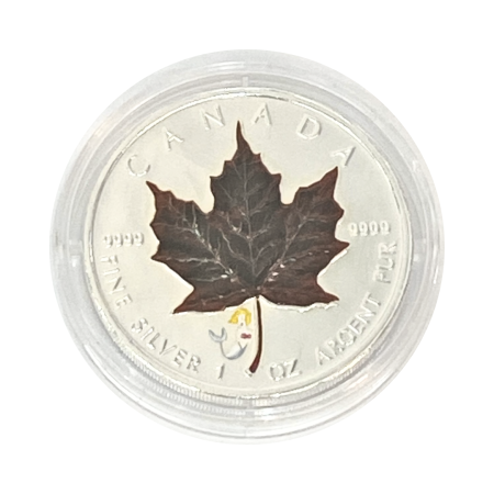 1 Oz Colorized Maple Leaf Silver Coin (Various Years) Image of 1 Oz Colorized Maple Leaf Silver Coin (Various Years)