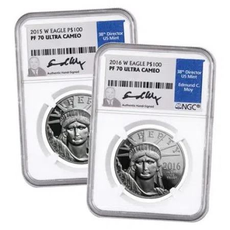 Image of 1 oz USA Platinum Eagle Coin (2016) | NGC Slab Graded