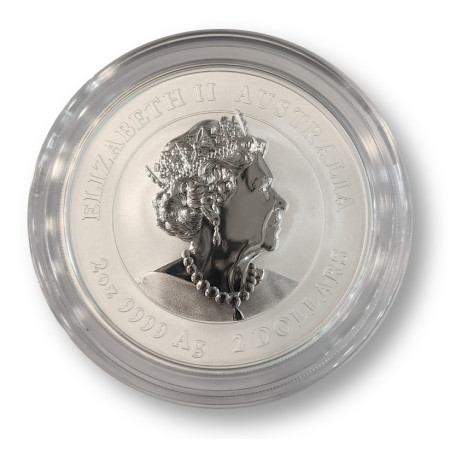 2 oz Australian Lunar Rabbit (Series III) Silver Coin 2023 Image of 2 oz Australian Lunar Rabbit (Series III) Silver Coin 2023