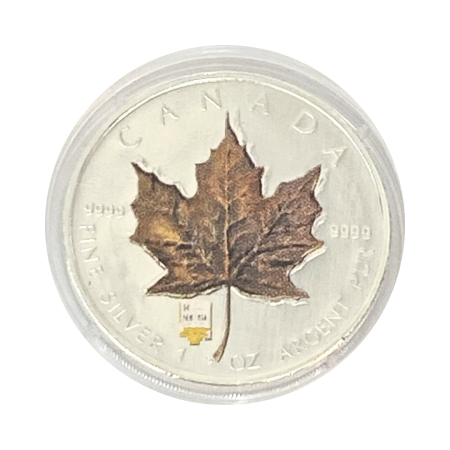 1 Oz Colorized Maple Leaf Silver Coin (Various Years) Image of 1 Oz Colorized Maple Leaf Silver Coin (Various Years)