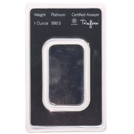 1 Oz Baird London Platinum Minted Bar - 999.5% Image of 1 Oz Baird London Platinum Minted Bar - 999.5%