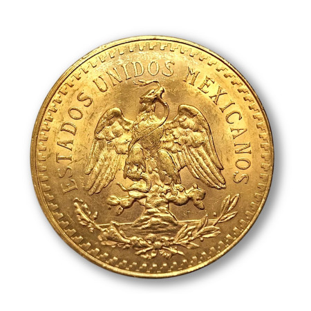 Image of 50 Pesos Centenario 37.5g gold coin 1821/1928 - 41.67g | IPM Bullion