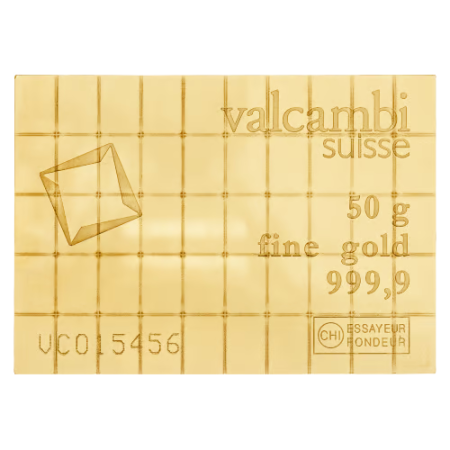 50x 1 Gram Valcambi Gold CombiBar Image of 50x 1 Gram Valcambi Gold CombiBar