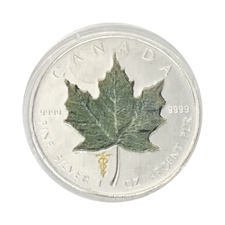 1 Oz Colorized Maple Leaf Silver Coin (Various Years) Image of 1 Oz Colorized Maple Leaf Silver Coin (Various Years)