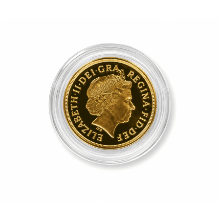 Image of 7.98 Gram Elizabeth II Sovereign Gold Proof Coin 2015