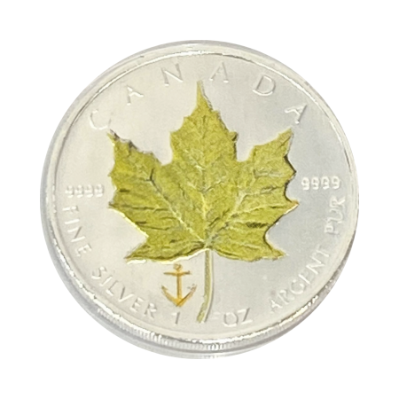 1 Oz Colorized Maple Leaf Silver Coin (Various Years) Image of 1 Oz Colorized Maple Leaf Silver Coin (Various Years)