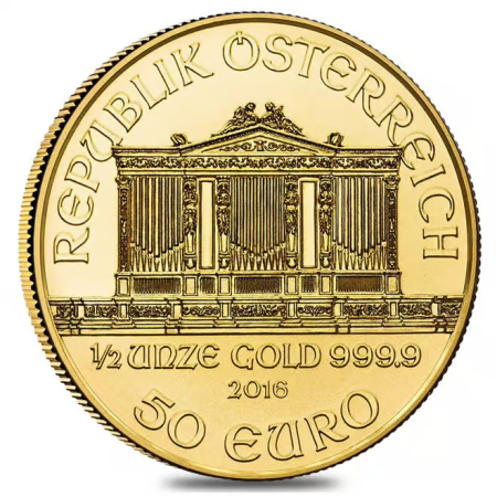1 Oz Austrian Philharmonic Gold Coin Year 2016 Image of 1 Oz Austrian Philharmonic Gold Coin Year 2016