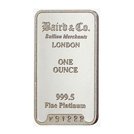 Platinum Investment Bar - 1 ounce 999.5% Pt