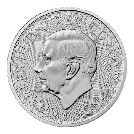 1 Oz 2024 Britannia Silver Coin King Charles III Image of 1 Oz 2024 Britannia Silver Coin King Charles III
