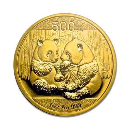 Image of 1 Oz Chinese Panda .999% Gold BU Coin 2009