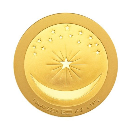 Islamic Collection, Eid mubarak Gold 1 oz Round - Limited Edition Image of Islamic Collection, Eid mubarak Gold 1 oz Round - Limited Edition
