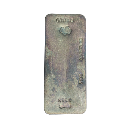 1000 Oz PAMP Suisse Large Silver Cast Bar Image of 1000 Oz PAMP Suisse Large Silver Cast Bar