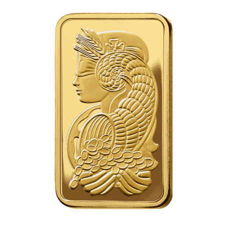 PAMP Suisse Lady Fortuna 100 gram Gold Minted Bar Image of PAMP Suisse Lady Fortuna 100 gram Gold Minted Bar