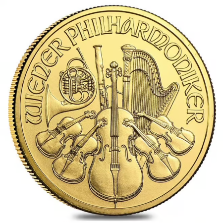 Image of 1 Oz Austrian Philharmonic Gold Coin Year 2016
