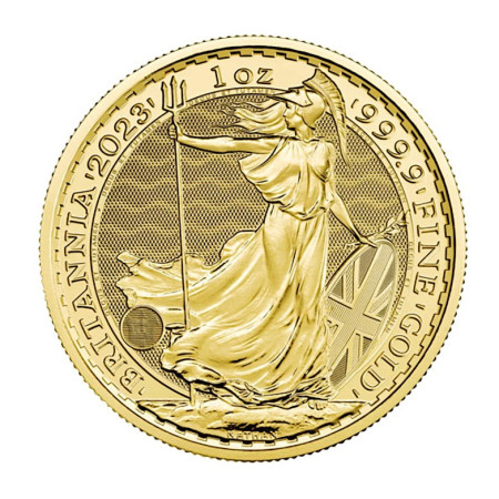 1 Oz UK Britannia Gold Coin 2023 Queen Elizabeth II Image of 1 Oz UK Britannia Gold Coin 2023 Queen Elizabeth II