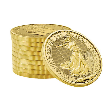 1 Oz UK Britannia Gold Coin 2023 Queen Elizabeth II Image of 1 Oz UK Britannia Gold Coin 2023 Queen Elizabeth II