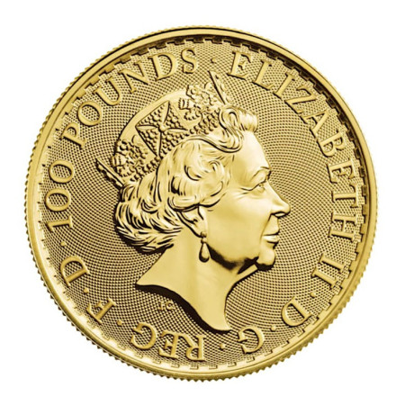 1 Oz UK Britannia Gold Coin 2023 Queen Elizabeth II Image of 1 Oz UK Britannia Gold Coin 2023 Queen Elizabeth II