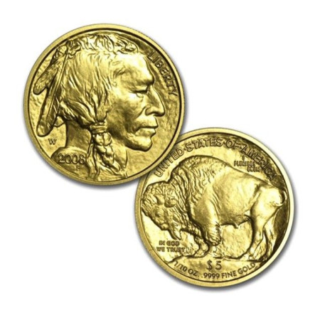 2008 Gold Buffalo 4-Coin Set BU (w/Box & COA) Image of 2008 Gold Buffalo 4-Coin Set BU (w/Box & COA)