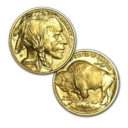 2008 Gold Buffalo 4-Coin Set BU (w/Box & COA) Image of 2008 Gold Buffalo 4-Coin Set BU (w/Box & COA)