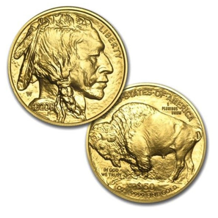 2008 Gold Buffalo 4-Coin Set BU (w/Box & COA) Image of 2008 Gold Buffalo 4-Coin Set BU (w/Box & COA)