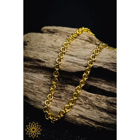 Image of Gold Classic ‘O’Link Chain Necklace, 24K, 999%, 1.5mm, 65cm, 101.4 gram