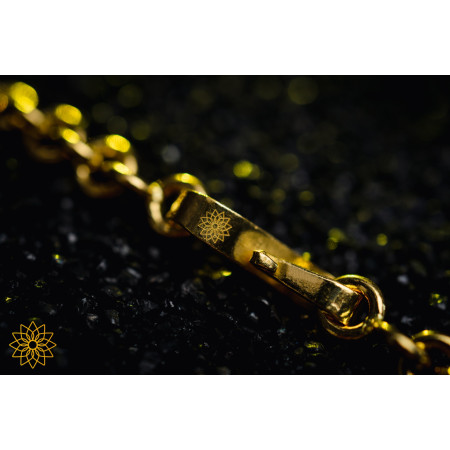Gold Classic ‘O’Link Chain Necklace, 24K, 999%, 1.5mm, 65cm, 101.5 gram Image of Gold Classic ‘O’Link Chain Necklace, 24K, 999%, 1.5mm, 65cm, 101.5 gram