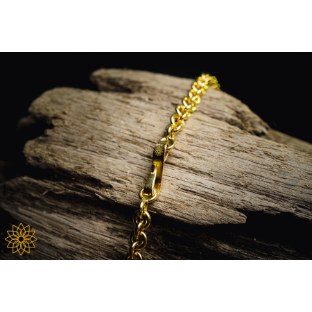 Gold Classic ‘O’Link Chain Necklace, 24K, 999%, 1.5mm, 65cm, 101.5 gram Image of Gold Classic ‘O’Link Chain Necklace, 24K, 999%, 1.5mm, 65cm, 101.5 gram