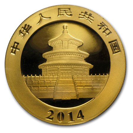 1 Oz Chinese Panda Gold Coin 2014 Image of 1 Oz Chinese Panda Gold Coin 2014