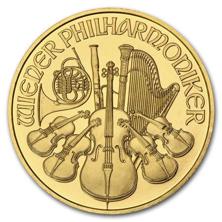 1 Oz Austrian Philharmonic Gold Coin 2013
