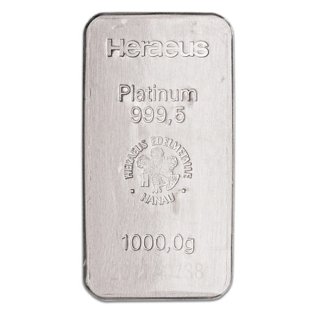 Image of 1 Kilo Platinum Heraeus Bar